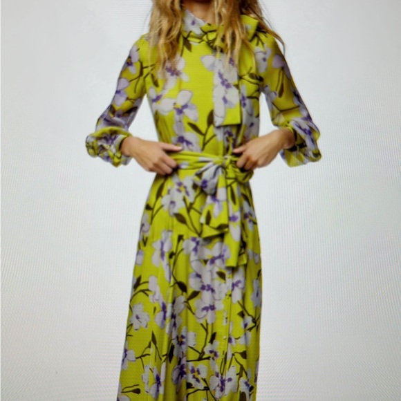 Carolina Herrera Dress size 4 used once - Picture 2 of 4